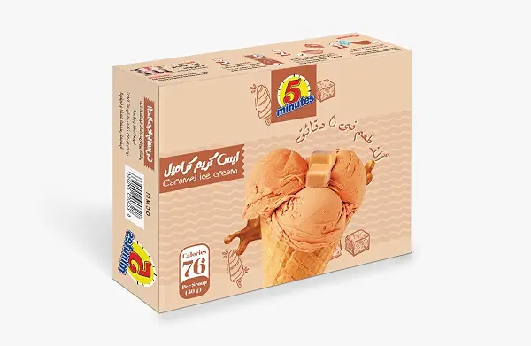سعر ومواصفات آيس كريم كراميل من فايف مينتس، 75 جرام (B0BV53XMLK) على Amazon EG