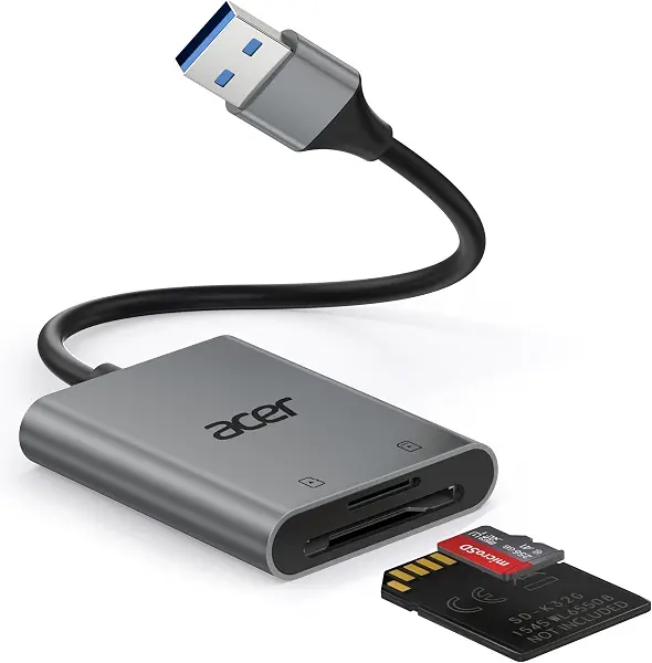 سعر ومواصفات ايسر قارئ بطاقات اس دي بمنفذ USB 3.0 (B0FJB84N94) على Amazon EG
