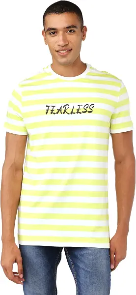 سعر ومواصفات ايه اس تي كيه ASTK MEN Men REGULAR Fit - FEARLESS "AKMS23ESTS001 T-SHIRT REGULAR" (B0CG9W55JV) على Amazon EG
