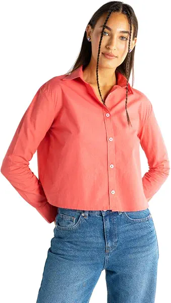 سعر ومواصفات ايه اس تي كيه ASTK Womens CROPPED POPLIN SHIRT "AKWS23BASH002 CROPPED POPLIN S" (B0CG9TM97S) على Amazon EG
