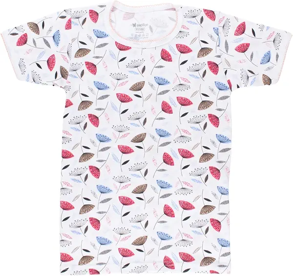 سعر ومواصفات بابيون Papillon Girls Half Sleeve Base Layer Top Cotton Half Sleeves Undershirt (B0FQ44MXHS) على Amazon EG