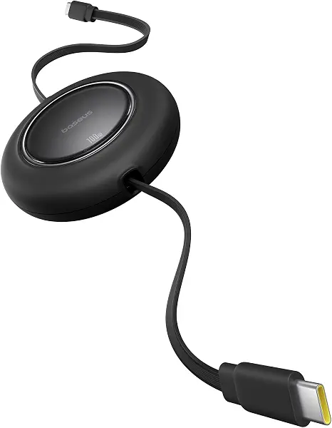 سعر ومواصفات باسيوس كابل شحن صغير قابل للسحب بمنفذ USB-C الى USB-C بقدرة 100 واط وطول 2 متر من فري تو بول، لون اسود (B0DFM45BDH) على Amazon EG