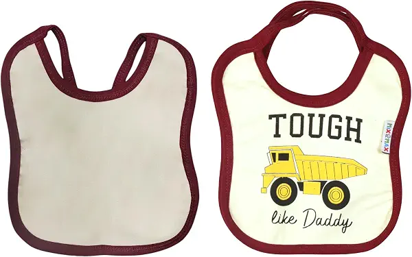 سعر ومواصفات بافتة قطن مطبوعة بعبارة Tough Like Daddy للأولاد من ميكس اند ماكس - أصفر وأحمر غامق (B0FLDFYLJ2) على Amazon EG