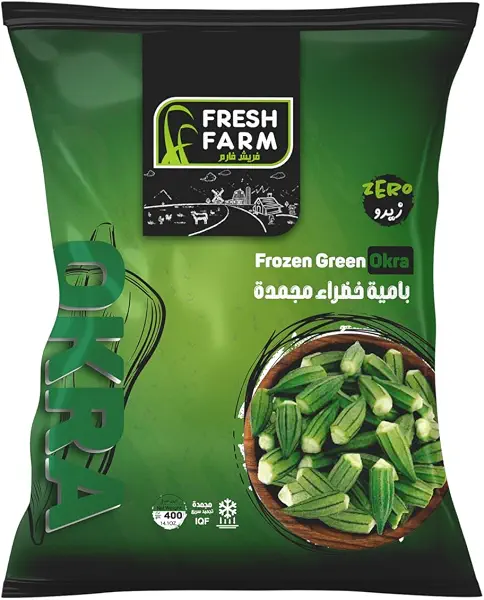 سعر ومواصفات بامية خضراء مجمدة من فريش فارم، 400 جرام (B0FY2XSZCG) على Amazon EG