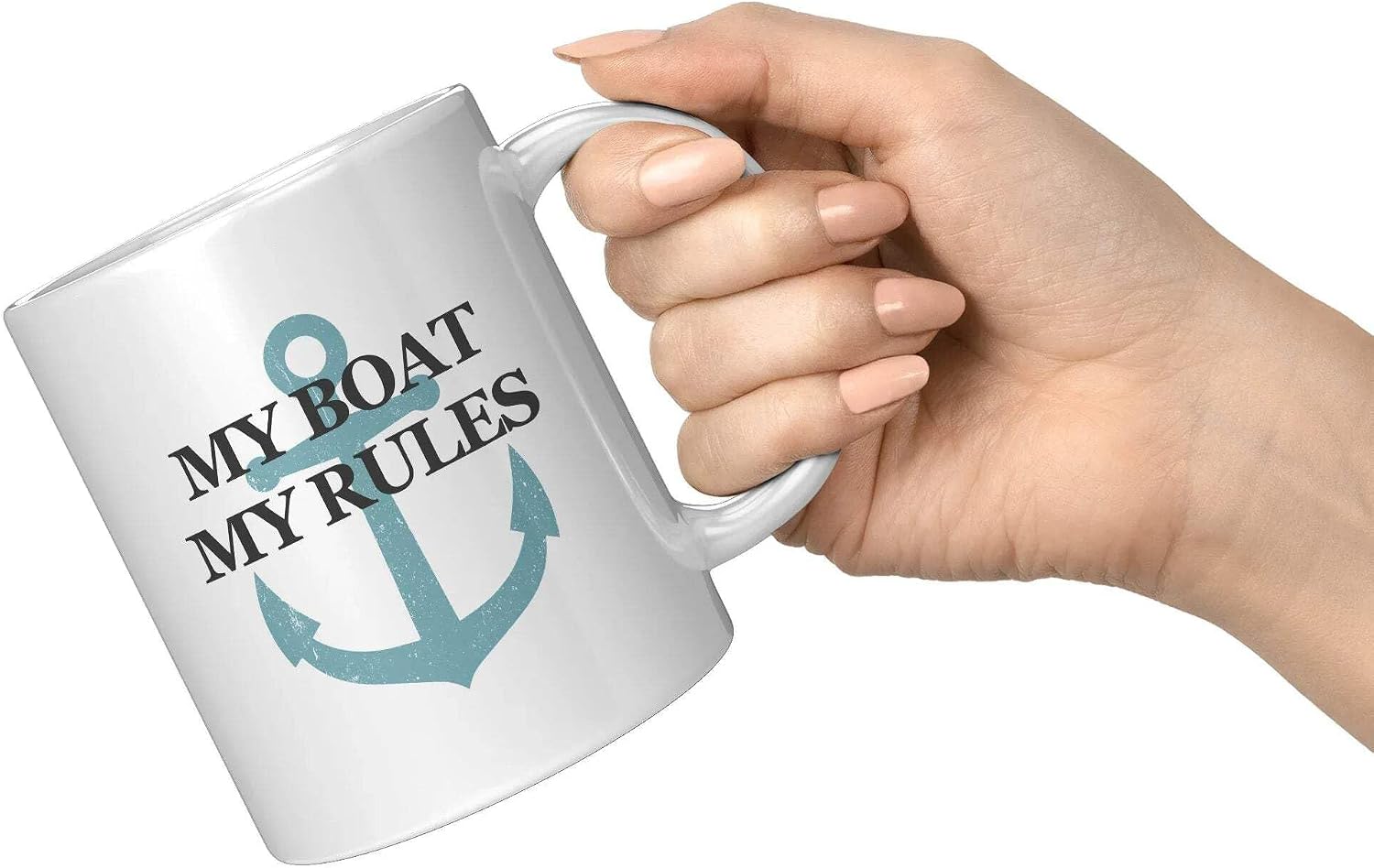 سعر ومواصفات بانفولا مج قهوة مبتكر بطبعة My Boat My Rules Boating Gifts For Dad Fishing Gifts للرجال باللون الابيض سعة 11 اونصة (B0C93XL2YX) على Amazon EG