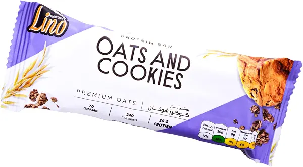سعر ومواصفات بروتين بار كوكيز من لينو، 70 جرام (B0BMXS575S) على Amazon EG