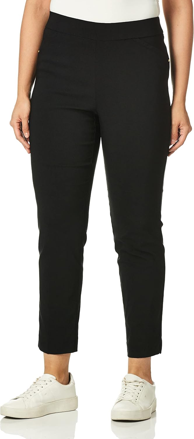 سعر ومواصفات بريجز نيو يورك Briggs New York womens Super Stretch Millennium Slimming Pull-on Ankle Pant Pants (pack of 1) (B01AG04BI0) على Amazon EG