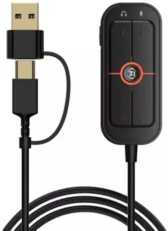 سعر ومواصفات بطاقة صوت GS10 من بيفا، وحدة تحكم من النوع سي الى USB، منفذ ايه يو اكس 3.5 ملم، تحكم في الميكروفون، ثلاثة تعديلات معادل الصوت، تعديل مستوى صوت الميكروفون وسماعة الراس (B0GV829CJX) على Amazon EG