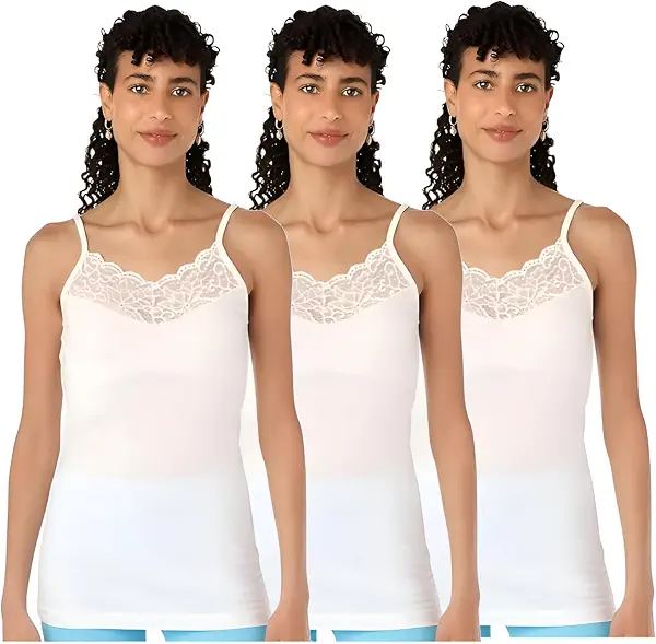 سعر ومواصفات بلوزة داخلية سادة بحمالات رفيعة كطبقة أساسية للنساء من دهب، 3 قطع (B0DC6YWR1V) على Amazon EG
