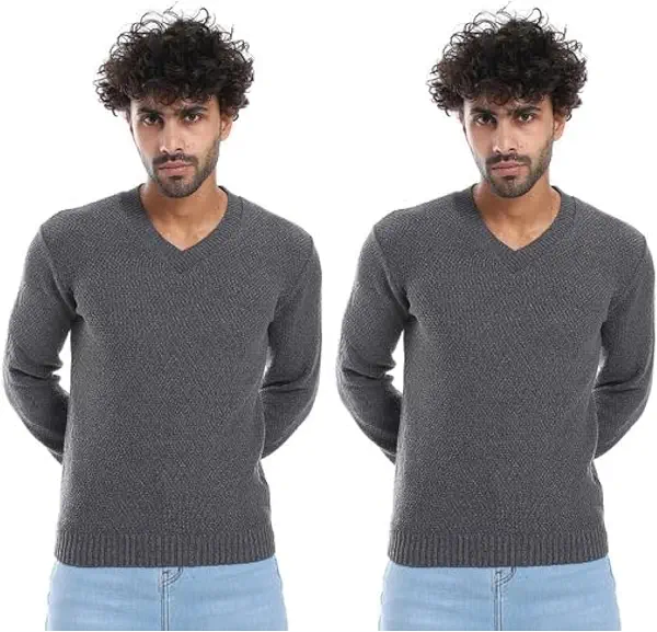 سعر ومواصفات بلوفر صوف للرجال برقبة على شكل حرف V من سيزار (B0FHP8ZYWF) على Amazon EG