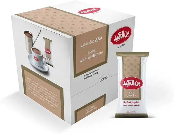سعر ومواصفات بن العميد فاتح بالحبهان 8 جرام - عبوة من 24 قطعة، الهيل (B09QJWFXJH) على Amazon EG