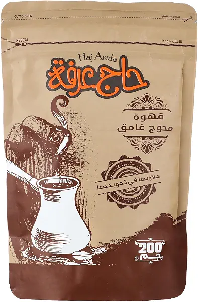 سعر ومواصفات بن محوج غامق من حاج عرفة، 200 جرام، أصلي (B0CH1HBTF6) على Amazon EG