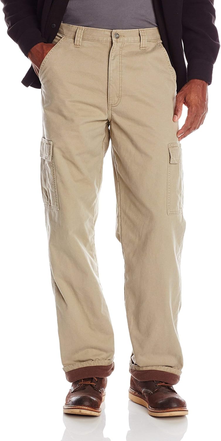 سعر ومواصفات بنطال Wrangler Authentics رجالي كاجوال ، نسيج تويل كاكي بريطاني، 34W x 30L (B00XKYQGBU) على Amazon EG