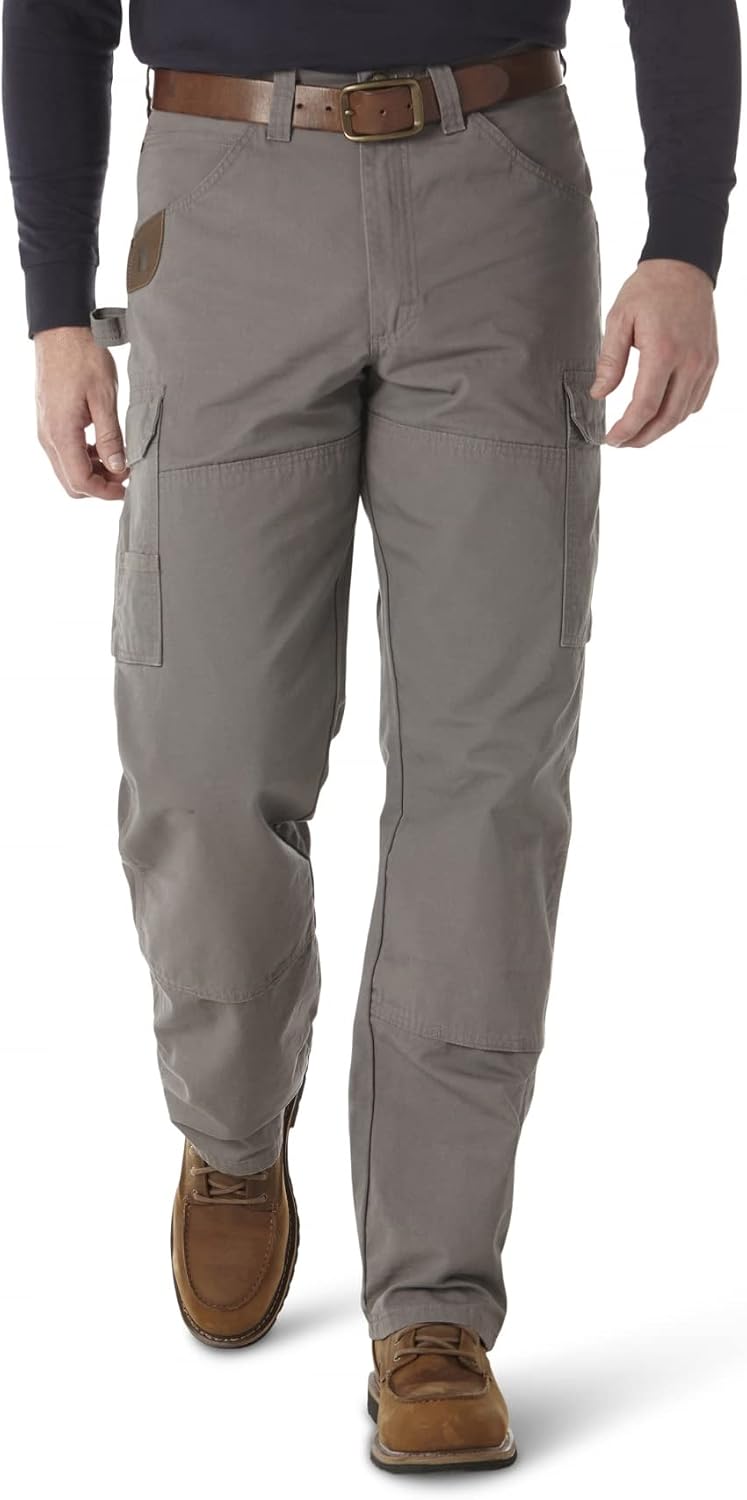 سعر ومواصفات بنطلون Wrangler Riggs Workwear Big & Tall Ranger للرجال، رمادي داكن، 38W x 30L (B008RMGYXK) على Amazon EG
