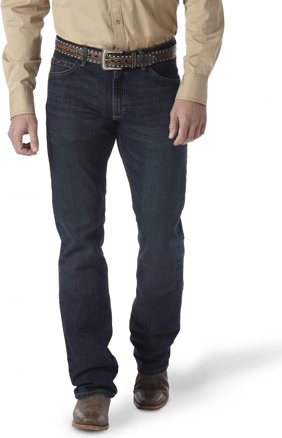 سعر ومواصفات بنطلون Wrangler Riggs Workwear للرجال، رمادي فحمي، جعة جذعية، 33W x 32L L (B0176U587G) على Amazon EG