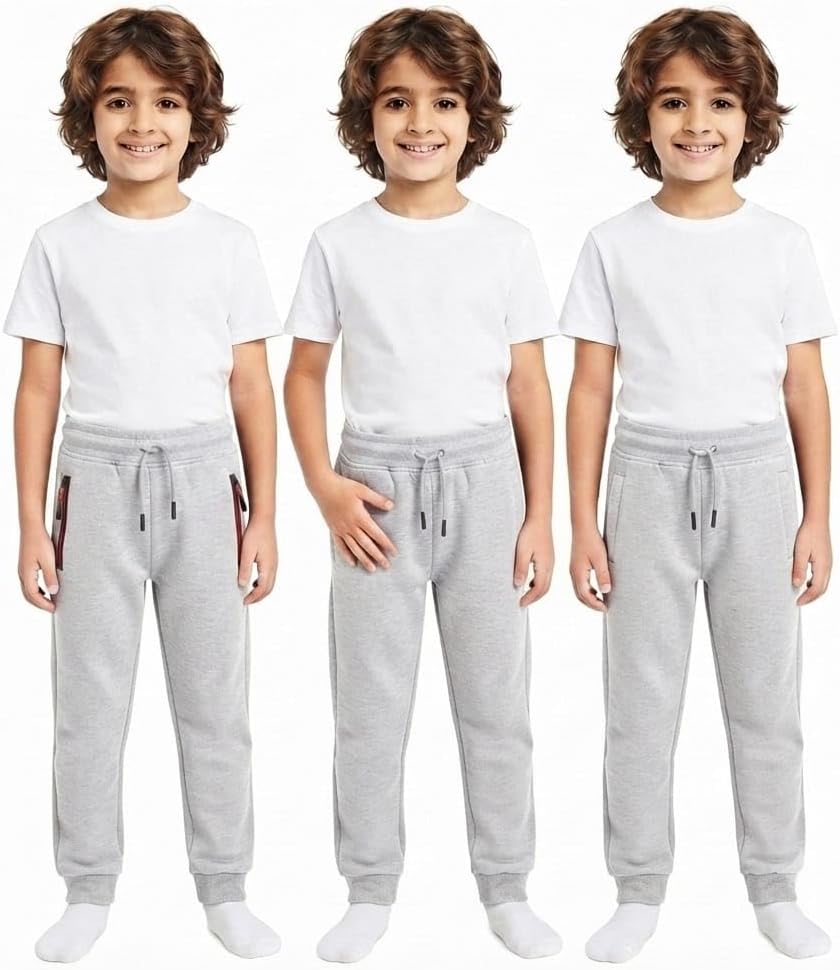 سعر ومواصفات Red Circle Unisex Kids Bundle of 3 Plain Pants Bundle of 3 Plain Pants (pack of 3) (B0HGBCTJFW) على Amazon EG