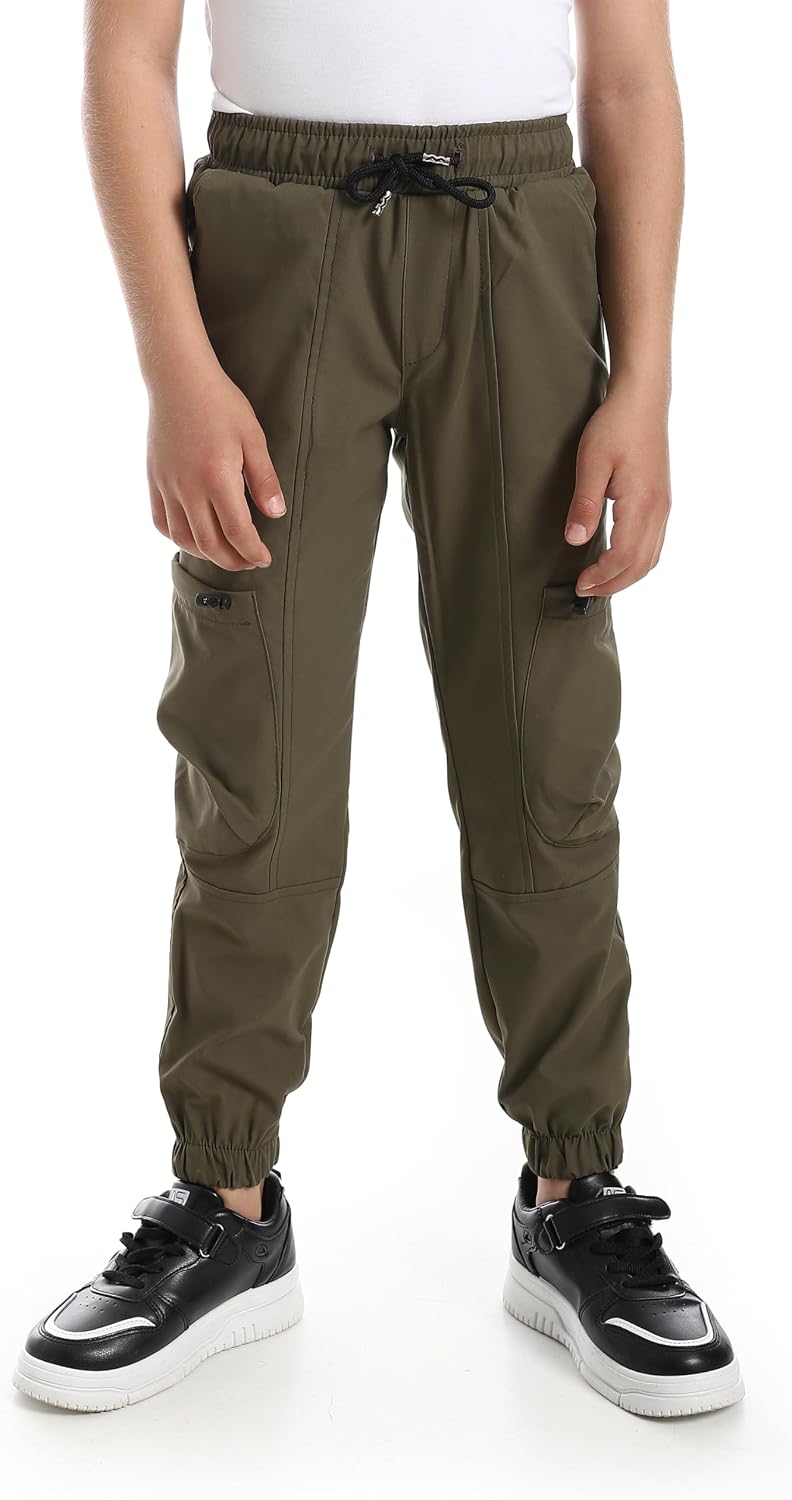 سعر ومواصفات بنطلون كارجو سادة مريح للأولاد من اندورا (عبوة من قطعة واحدة) (B0GYT5QBHZ) على Amazon EG