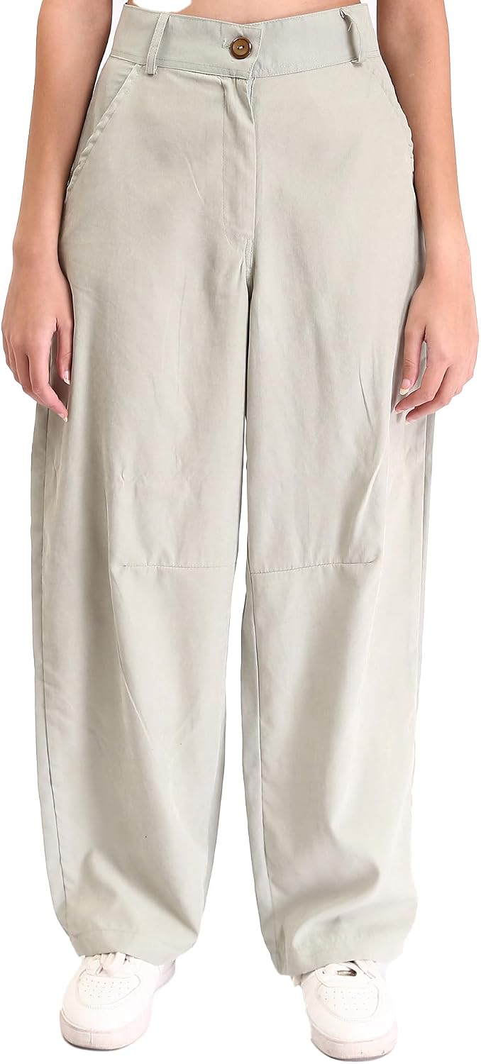 سعر ومواصفات Ravin بنطلون كارجو موديل R210306 كاجوال بخصر مرتفع للنساء من ريفين- لون زيتي Pastel Olive (عبوة من 1 قطعة) (B0CK6T4RVH) على Amazon EG