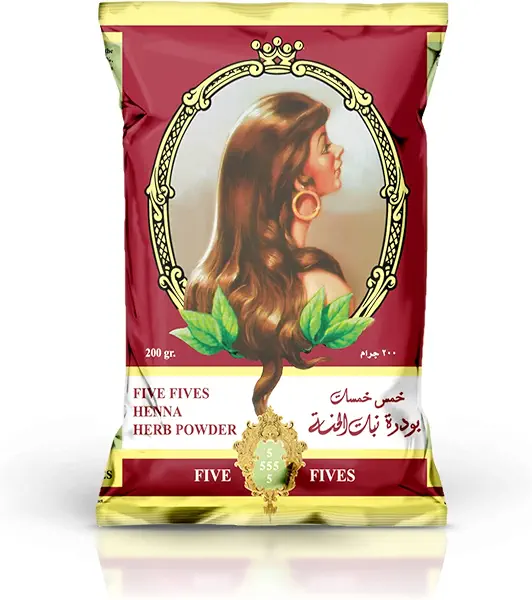سعر ومواصفات بودرة حناء طبيعية من فايف فايفز - بني - 200 جرام (B08WJPTL72) على Amazon EG