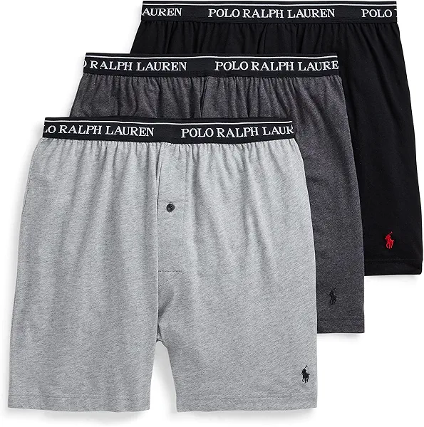 سعر ومواصفات بولو رالف لورين بوكسر رجالي من Polo Ralph Lauren مصنوع من 3 قطع كلاسيكي ومنسوج, أزرق/وردي/كحلي منقط, M (B07FSWTJBB) على Amazon EG