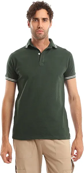 سعر ومواصفات بولو شيرت Andora Elite Stripe Pique للرجال (عبوة من قطعة واحدة) (B0H5CT6LGH) على Amazon EG