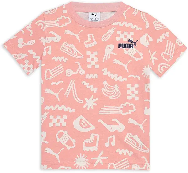 سعر ومواصفات بوما PUMA Boys SANDY ADVENTURES AOP Tee PS Pink Fruit Ss T.Shirt (pack of 1) (B0DT7MNDTK) على Amazon EG