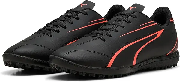 سعر ومواصفات بوما PUMA boys VITORIA TT,PUMABLK/R Low Boot (B0DSLVPTCP) على Amazon EG