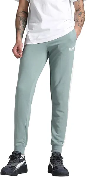سعر ومواصفات بوما PUMA Mens ESS BLOCK Sweatpants TR cl Green Moon Casual Pants (B0DV4NKW5W) على Amazon EG