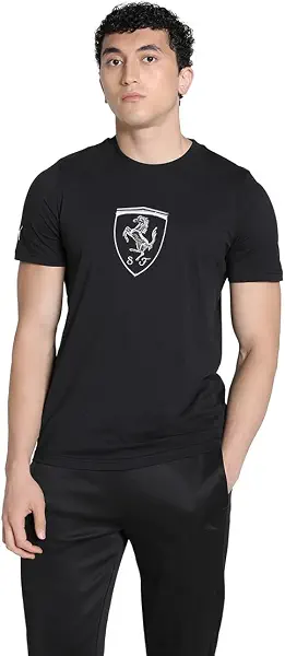 سعر ومواصفات بوما PUMA Mens Ferrari Race Tonal Big Shield Tee B Classic (pack of 1) (B0D5XXX7H7) على Amazon EG