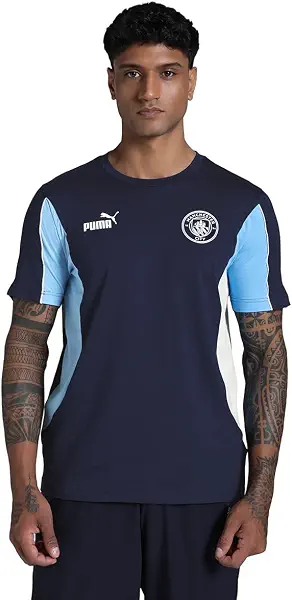 سعر ومواصفات بوما PUMA Mens MCFC ftblARCHIVE Tee Tees Football (B0D5QM8YTN) على Amazon EG