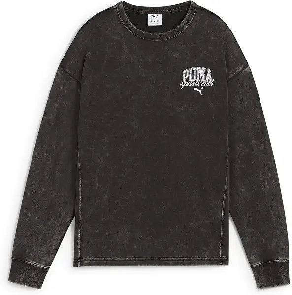 سعر ومواصفات بوما PUMA womens CLASS Comfort Washed Crew TR B Sweater (B0DV4LGYC7) على Amazon EG