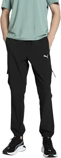 سعر ومواصفات بوما PUMA Womens M FLEX TREND WOVEN PANT Black Casual Pants (B0DT74G23L) على Amazon EG