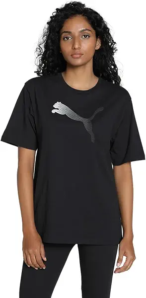 سعر ومواصفات بوما PUMA Womens HER Graphic Relaxed Tee Tees (pack of 1) (B0D2RH45NV) على Amazon EG