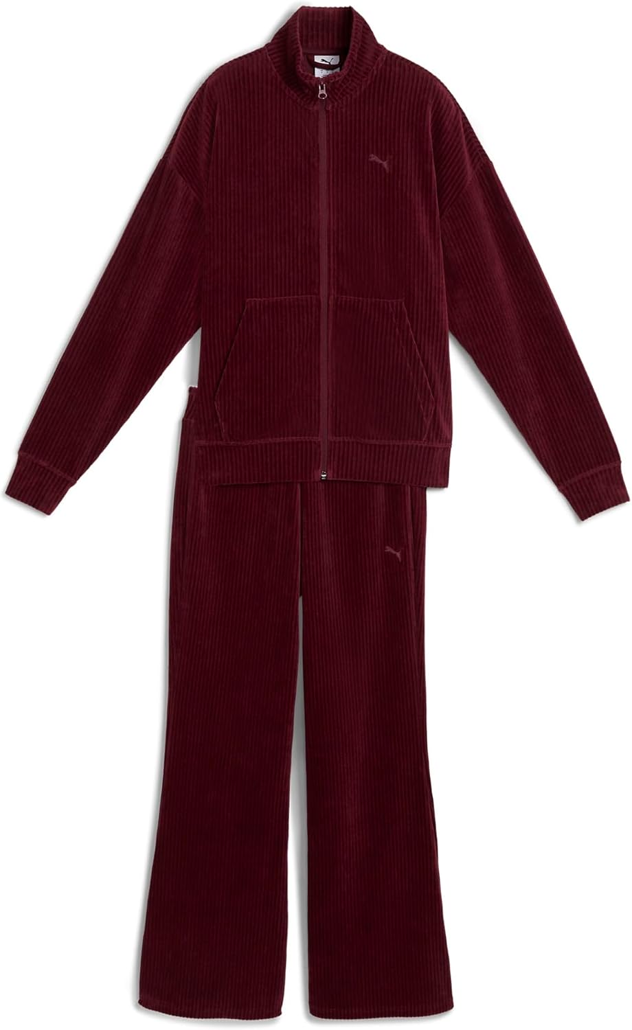 سعر ومواصفات بوما PUMA Womens Velour Rib Relaxed S,Ruby Shimmer Knitted Suits (pack of 1) (B0FBSF4NQ2) على Amazon EG