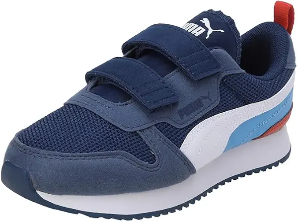 سعر ومواصفات بوما حذاء بوما R78 بشريط فيلكرو لمرحلة ما قبل المدرسة من بوما، لون أبيض (Puma White) وفضي (Puma Silver) (B0C9W8HV4K) على Amazon EG