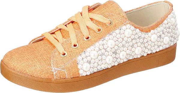 سعر ومواصفات بي اند دبليو B&W womens B&W-W001-Orange-38 Sneaker (B0DV9Y7B52) على Amazon EG
