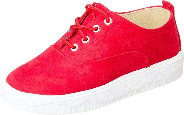 سعر ومواصفات بي اند دبليو B&W womens B&W-W001-Red-38 Sneaker (B0DVCBF7LR) على Amazon EG