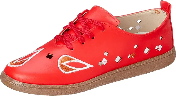 سعر ومواصفات بي اند دبليو B&W womens B&W-W001-Red-38 Sneaker (B0DVCC913S) على Amazon EG