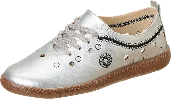 سعر ومواصفات بي اند دبليو B&W womens B&W-W017-Sliver-38 Sneaker (B0DVCBH9J2) على Amazon EG