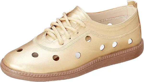 سعر ومواصفات بي اند دبليو B&W womens B&W-W019-Gold-38 Sneaker (B0DVCBCSSC) على Amazon EG