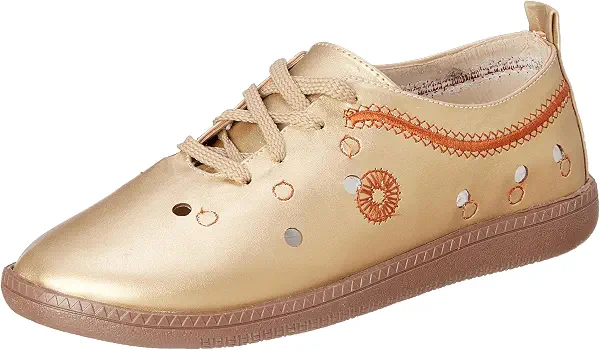 سعر ومواصفات بي اند دبليو B&W womens B&W-W019-Gold-38 Sneaker (B0DVCBGLP1) على Amazon EG