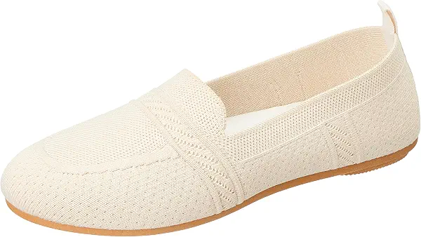 سعر ومواصفات بي اند دبليو B&W womens B&W-W039-Offwhite-37 Ballet Flat (B0FM8HTLF2) على Amazon EG