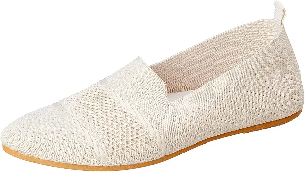 سعر ومواصفات بي اند دبليو B&W womens B&W-W039-Offwhite-37 Ballet Flat (B0FM8KZ1Q5) على Amazon EG