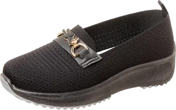 سعر ومواصفات بي اند دبليو B&W womens B&W-W047-Black-37 Ballet Flat (B0FM8GYWFC) على Amazon EG