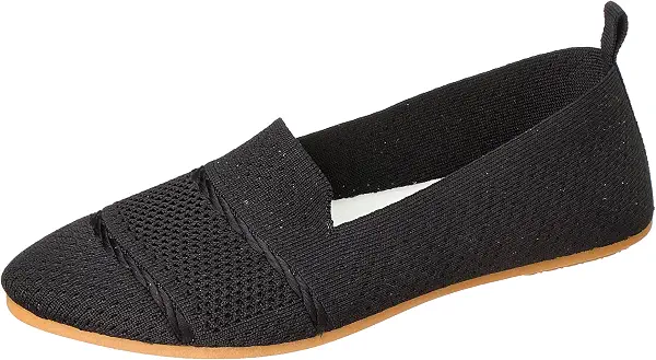 سعر ومواصفات بي اند دبليو B&W womens B&W-W047-Black-37 Ballet Flat (B0FM8HQV4X) على Amazon EG