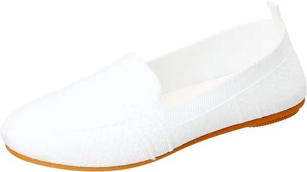 سعر ومواصفات بي اند دبليو B&W womens B&W-W047-White-37 Ballet Flat (B0FM8J4DSH) على Amazon EG