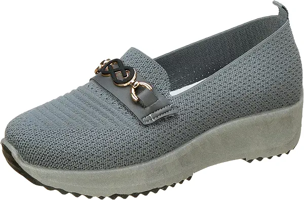 سعر ومواصفات بي اند دبليو B&W womens B&W-W055-Grey-37 Ballet Flat (B0FM8HMF3F) على Amazon EG