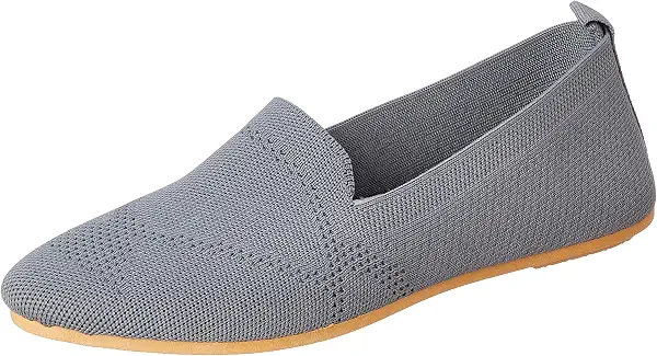 سعر ومواصفات بي اند دبليو B&W womens B&W-W055-Grey-37 Ballet Flat (B0FM8HRFN8) على Amazon EG