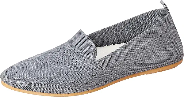 سعر ومواصفات بي اند دبليو B&W womens B&W-W055-Grey-37 Ballet Flat (B0FM8JH9D2) على Amazon EG