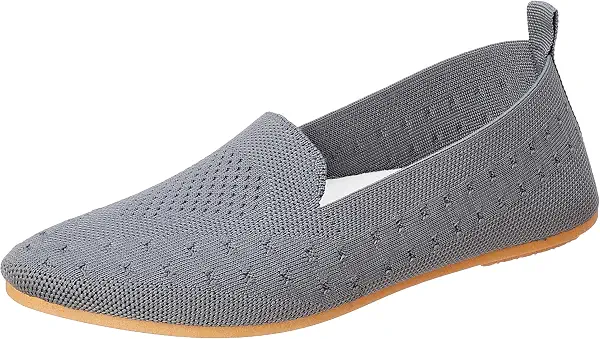 سعر ومواصفات بي اند دبليو B&W womens B&W-W055-Grey-37 Ballet Flat (B0FM8JKL23) على Amazon EG